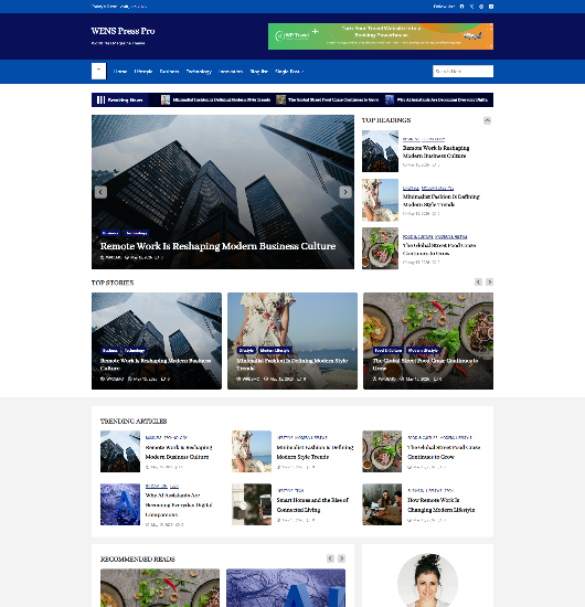 WENS Press Pro - FSE WordPress Theme