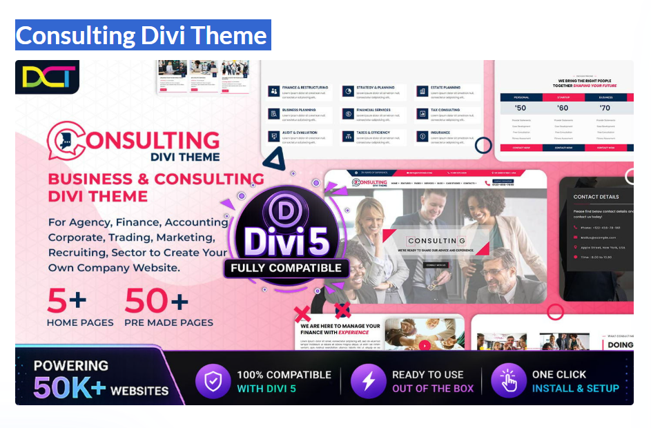 Consulting Divi Theme