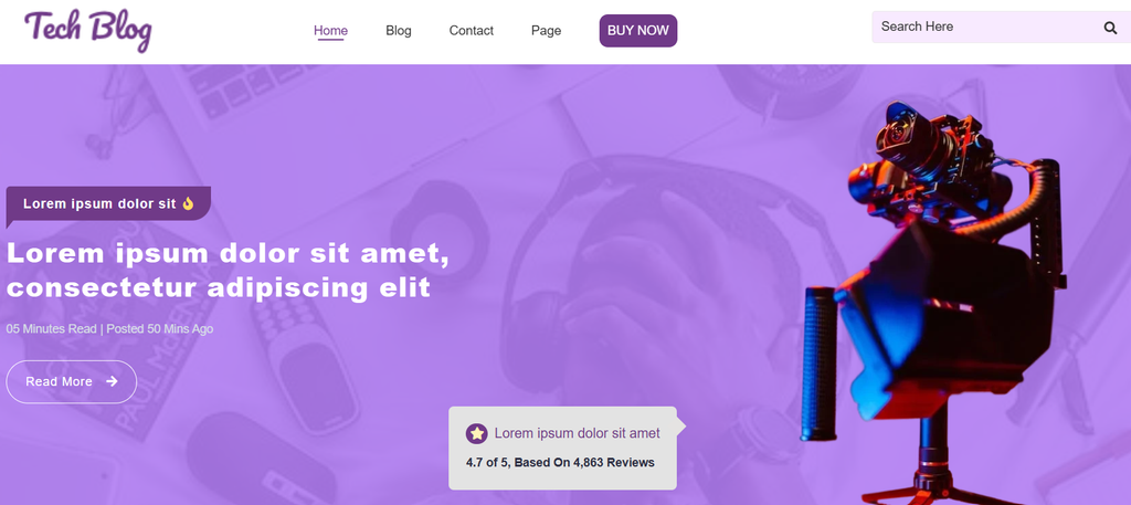 Tech Blog WordPress Theme